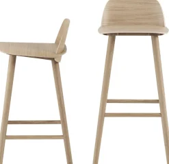 Tabouret de bar 65 cm noir Nerd - Muuto