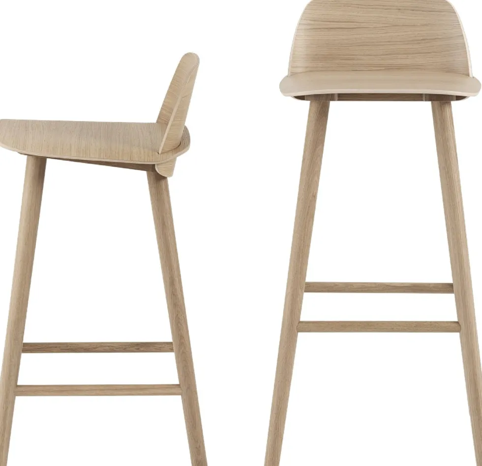 Tabouret de bar 65 cm noir Nerd - Muuto