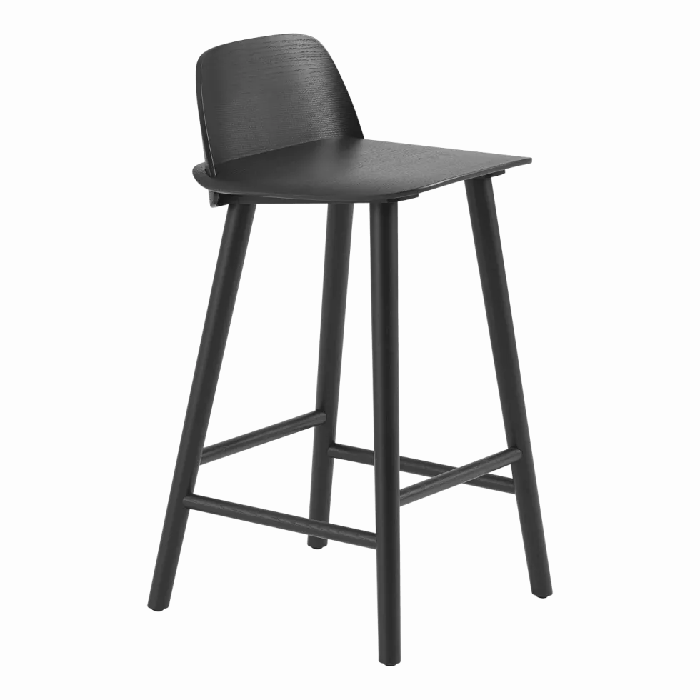 Tabouret de bar 65 cm noir Nerd - Muuto