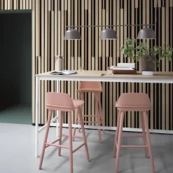 Tabouret de bar 75 cm rose Nerd - Muuto