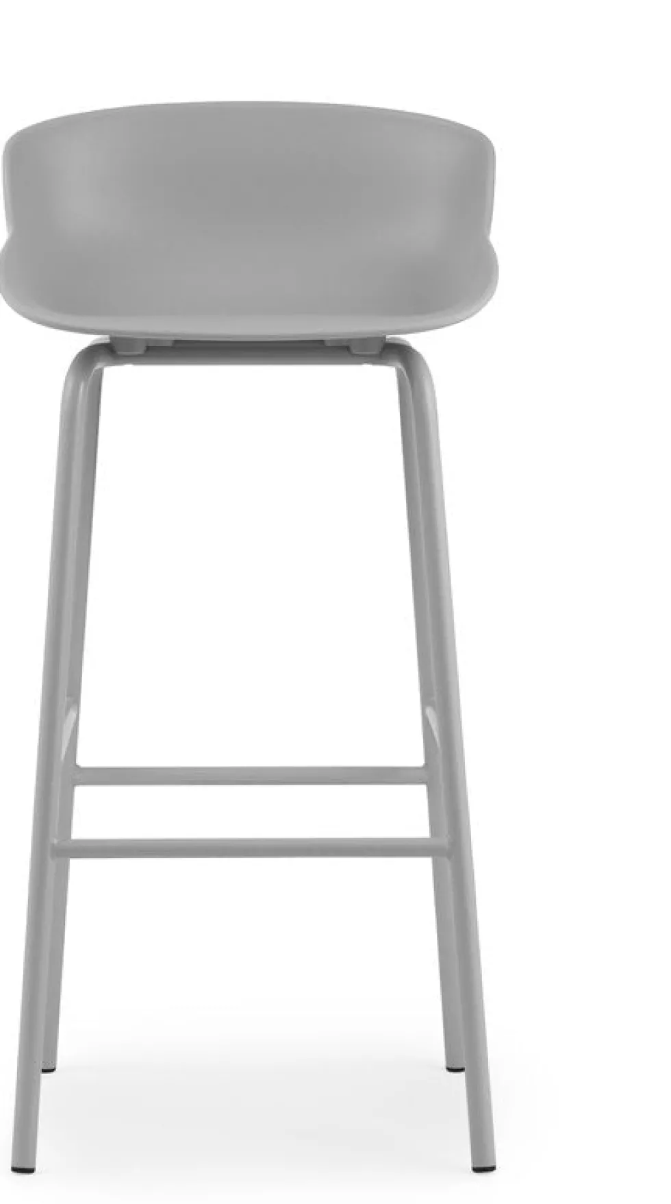 Tabouret de bar en acier et pp gris 75 cm Hyg - Normann Copenhagen