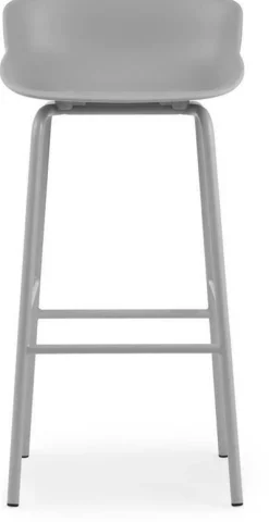 Tabouret de bar en acier et pp gris 75 cm Hyg - Normann Copenhagen