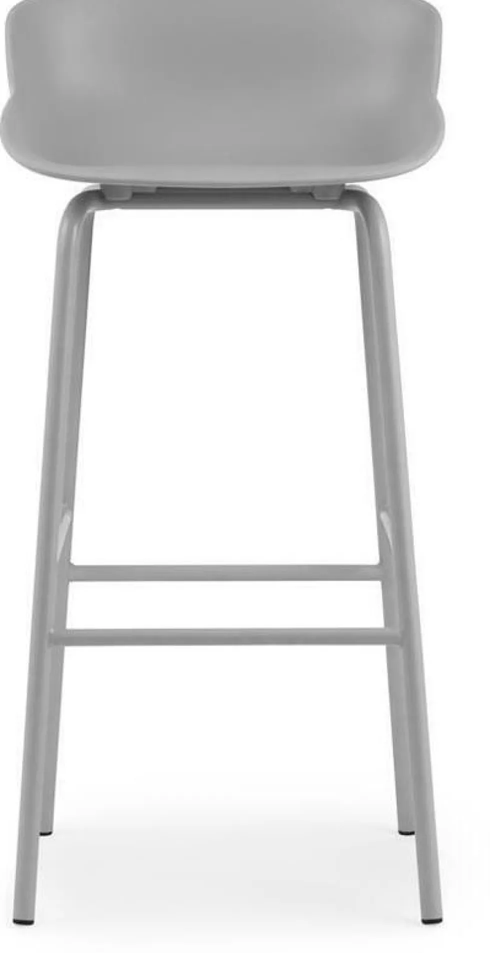 Tabouret de bar en acier et pp gris 75 cm Hyg - Normann Copenhagen