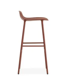 Tabouret de bar en acier et pp rouge 75 cm Form - Normann Copenhagen