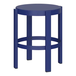 Tabouret de bar en acier myrtille 35x45cm Doon - noo.ma