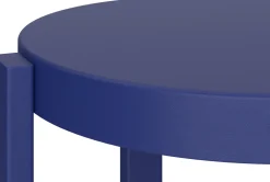 Tabouret de bar en acier myrtille 35x45cm Doon - noo.ma