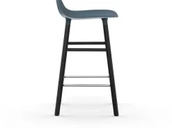 Tabouret de bar en bois noir et pp bleu 65 cm Form - Normann Copenhagen