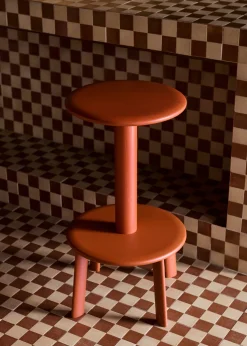 Tabouret de bar en chêne braise 65cm Massif AV39 - &tradition