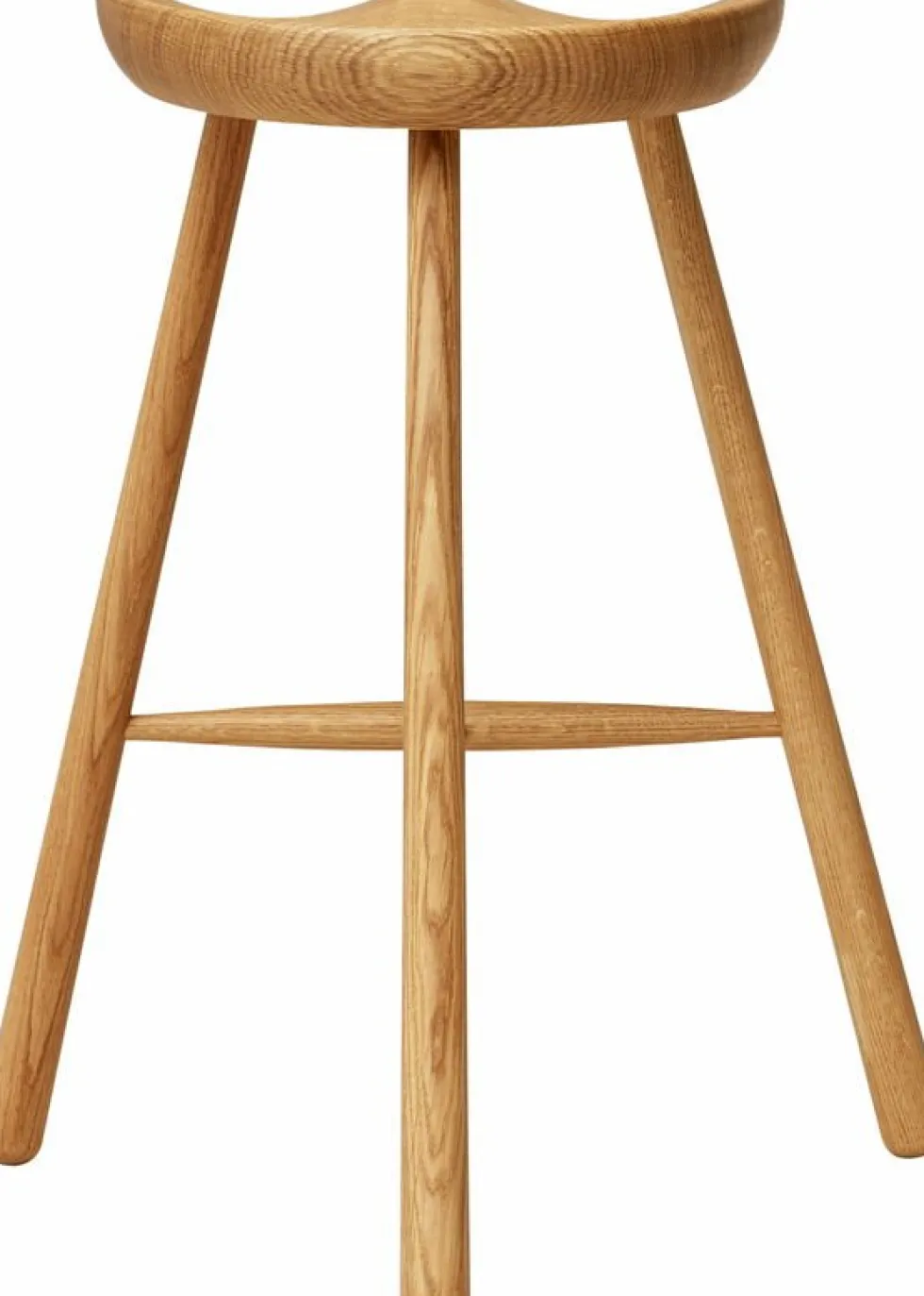 Tabouret de bar en chêne naturel 68 cm Shoemaker - Form & Refine
