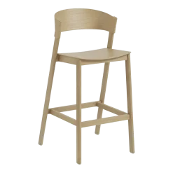 Tabouret de bar en chêne naturel Cover 65 cm - Muuto