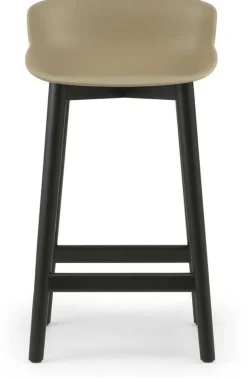 Tabouret de bar en chêne vernis noir et pp sable 65 cm Hyg - Normann Copenhagen