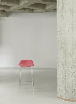 Tabouret de bar en chrome et pp vert 75 cm Form - Normann Copenhagen