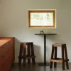 Tabouret de bar en frêne teinté marron 75cm Let - Normann Copenhagen