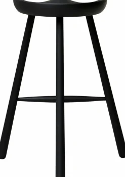 Tabouret de bar en hêtre noir 68 cm Shoemaker - Form & Refine