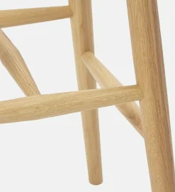 Tabouret de bar en liège foncé et bois naturel Drifted - Hem