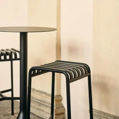 Tabouret de bar en métal gris Palissade - HAY