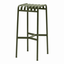 Tabouret de bar en métal olive Palissade - HAY