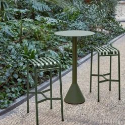 Tabouret de bar en métal olive Palissade - HAY