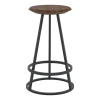 Tabouret de bar en noyer 65 cm Gustave - Hartô