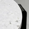 Tabouret de bar en plastique recyclé blanc et pieds noir graphite BIG LOU VENEZIA - TIPTOE
