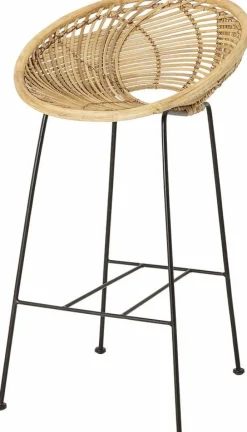 Tabouret de bar en rotin Yvonne - Bloomingville