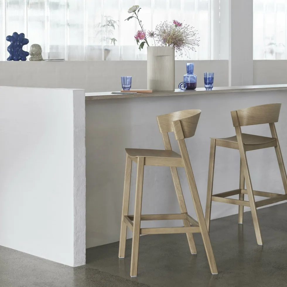 Tabouret de bar naturel Cover 106 cm - Muuto