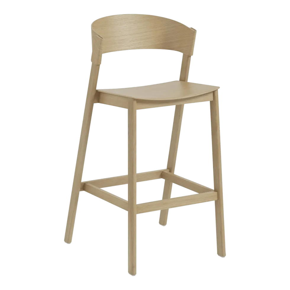 Tabouret de bar naturel Cover 106 cm - Muuto
