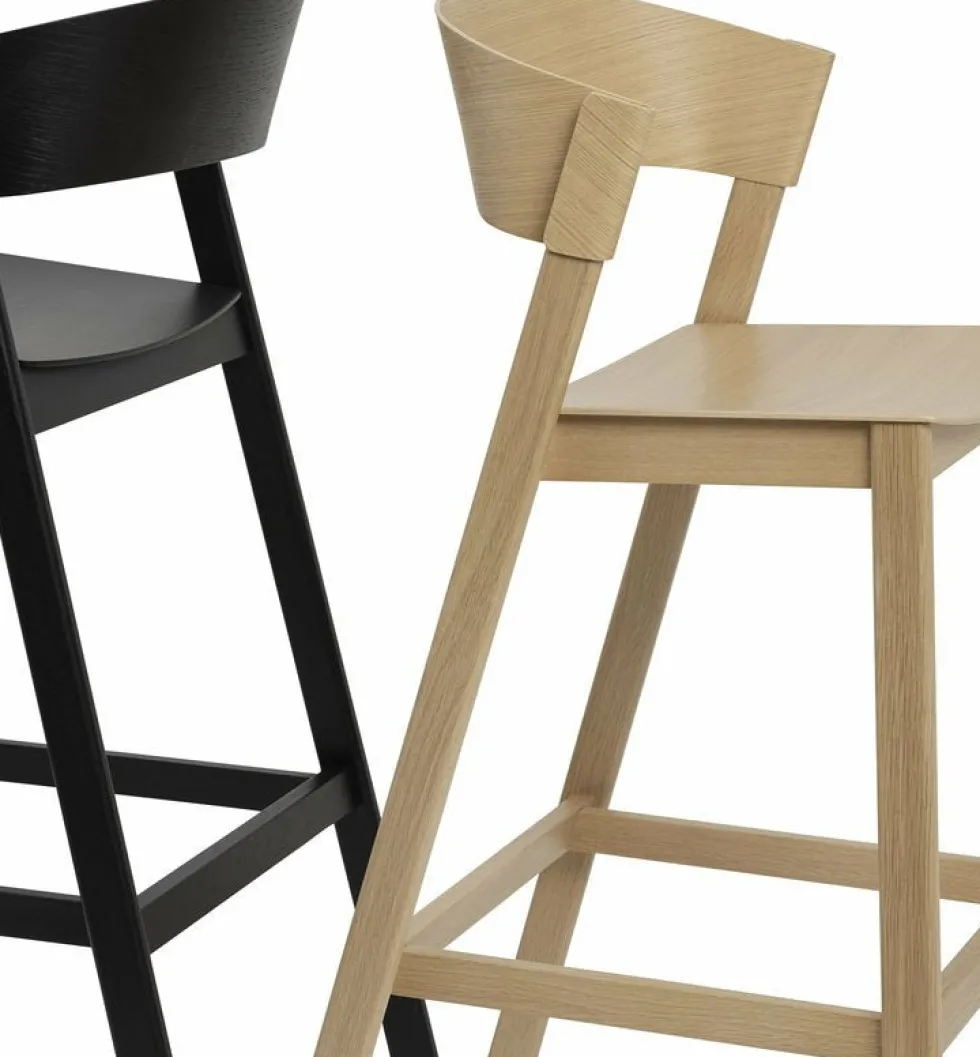 Tabouret de bar noir Cover 106 cm - Muuto