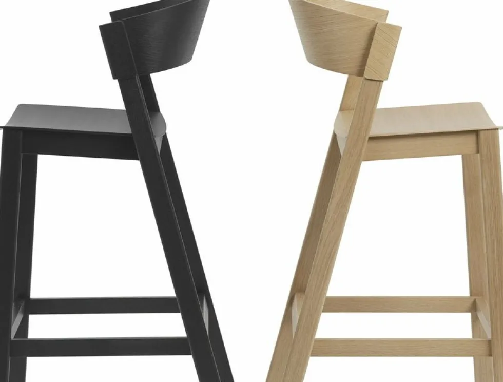 Tabouret de bar noir Cover 106 cm - Muuto