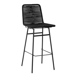 Tabouret de bar noir Mundo - Bloomingville