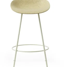 Tabouret de bar recyclable en chanvre et acier crème 65cm Mat - Normann Copenhagen