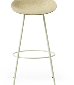 Tabouret de bar recyclable en chanvre et acier crème 75cm Mat - Normann Copenhagen