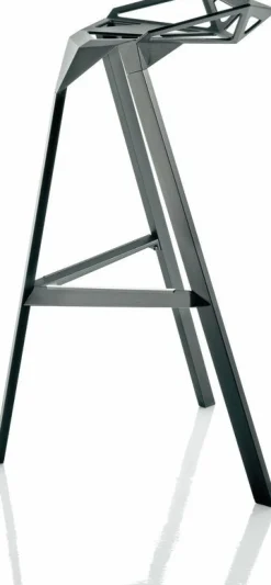 Tabouret en aluminium noir 77 cm One - Magis