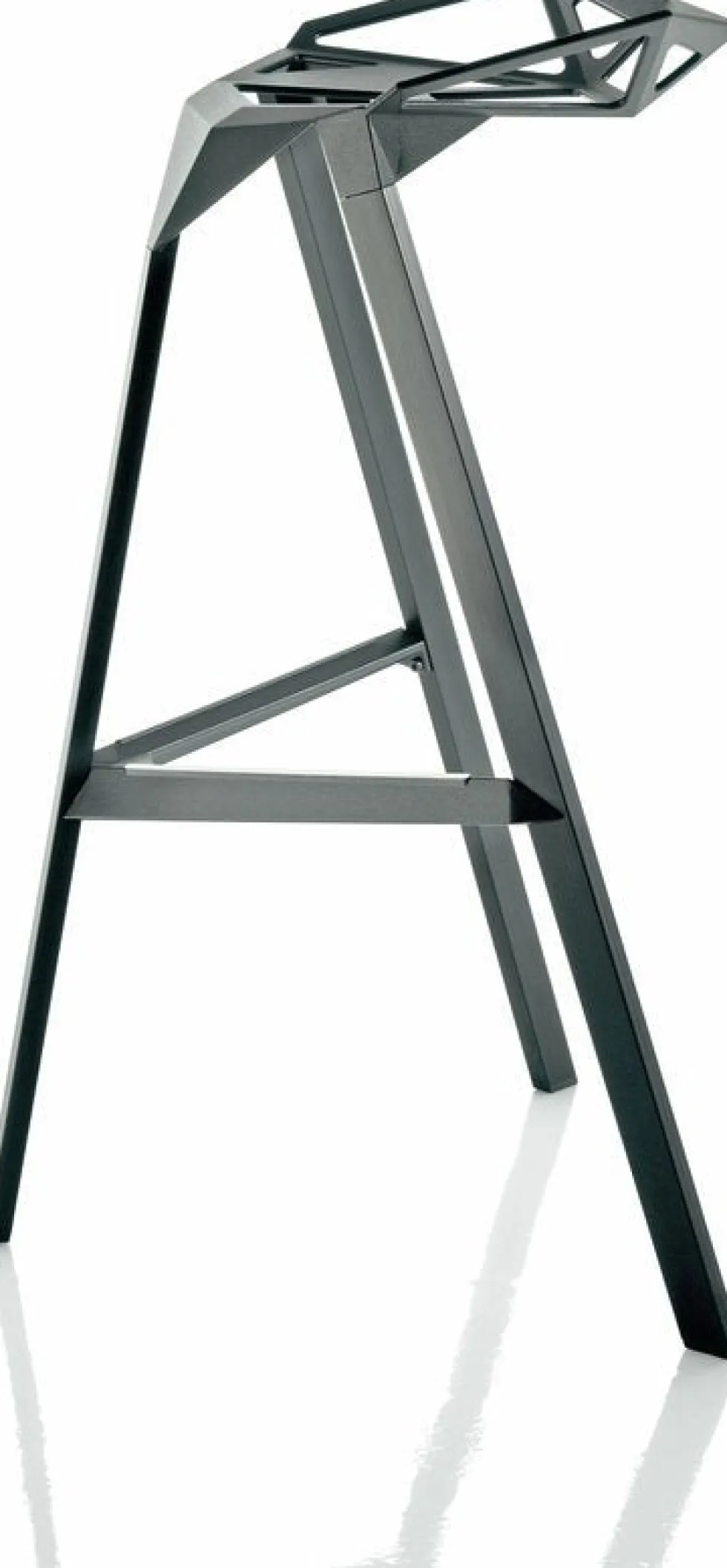 Tabouret en aluminium noir 77 cm One - Magis
