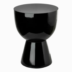 Tabouret noir laqué Tip Tap - Pols Potten