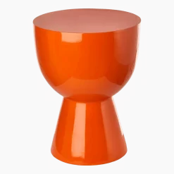 Tabouret orange laqué Tip Tap - Pols Potten