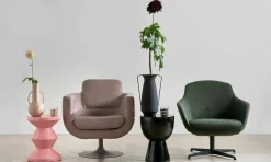 Tabouret rose laqué Zig Zag - Pols Potten