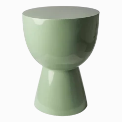 Tabouret vert pastel laqué Tip Tap - Pols Potten