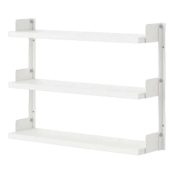 Étagère en bois mdf laqué blanc 60 cm Tea - New works