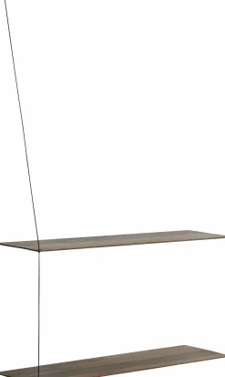 Étagère en chêne fumé 80 x 120 cm Stedge - Woud