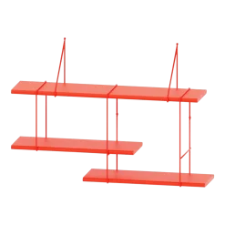 Étagère en hêtre et acier lobster Shrink - Studio Hausen