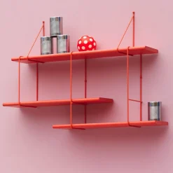 Étagère en hêtre et acier lobster Shrink - Studio Hausen