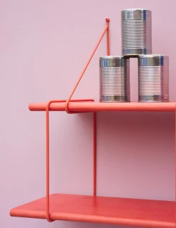 Étagère en hêtre et acier lobster Shrink - Studio Hausen