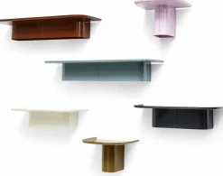 Étagère murale en aluminium crème L Korpus - HAY