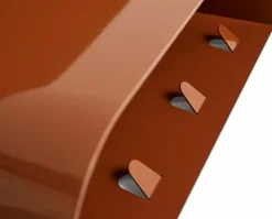 Étagère murale en aluminium rouge brique M Korpus - HAY