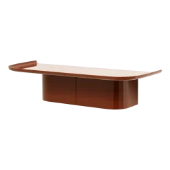 Étagère murale en aluminium rouge brique M Korpus - HAY