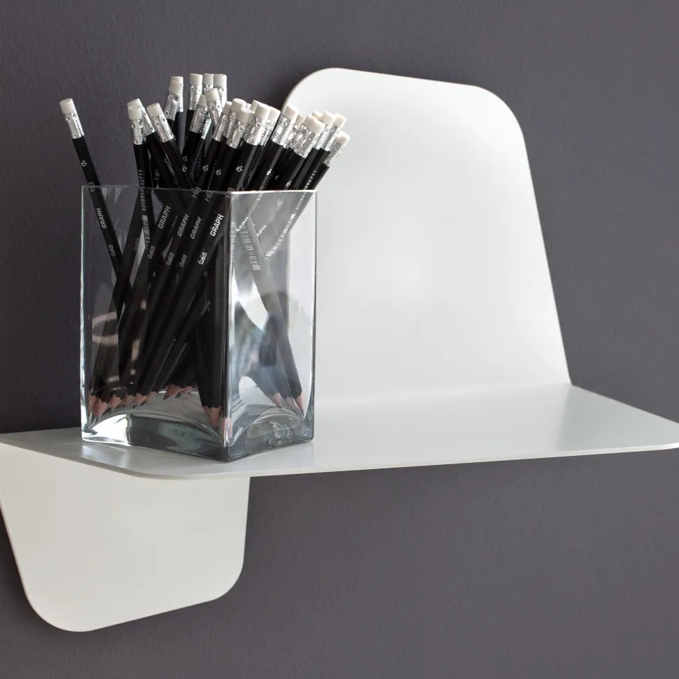 Étagère murale noire 42 cm Flap - Meme Design