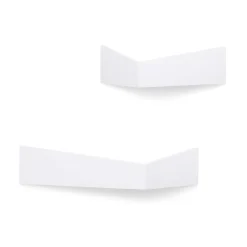 2 Étagères blanches S et M Pelican - Woodendot