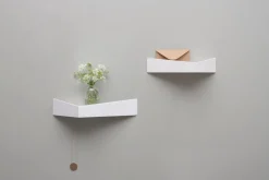 3 Étagères en chêne S et L et blanche M Pelican - Woodendot