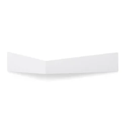2 Étagères M blanche et L en chêne Pelican - Woodendot